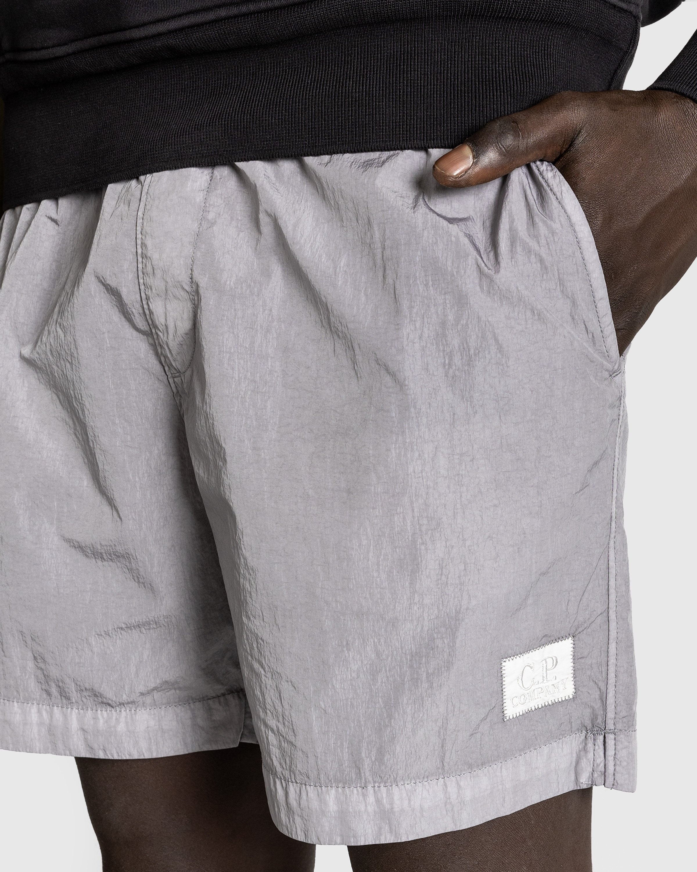 C.P. Company Eco Chrome Swim Shorts Drizzle Gray Highsnobiety Shop